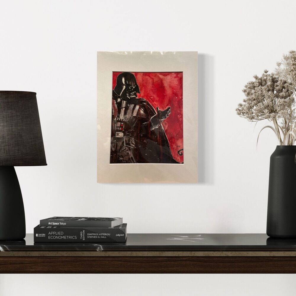 Star Wars Darth Vader 11x14 Art Print - Iconic Sith Lord Wall Decor, Geek Gift.
